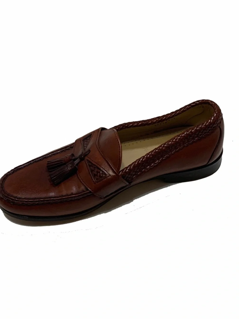 Allen Edmonds Men’s Maxfield Brown leather Tassel Loafer